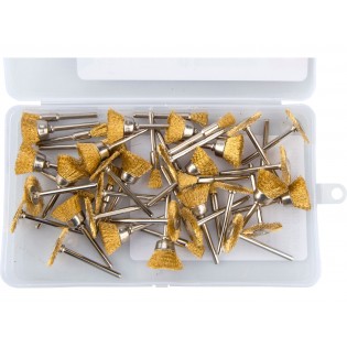 Месингани четки за линеарна брусилка, 45 пар, EXTOL CRAFT